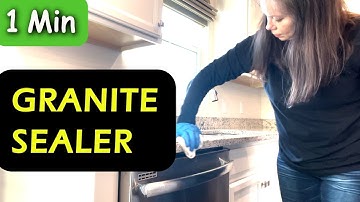 How to Seal Granite Countertops | 1-Minute Video