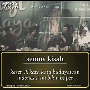 Story wa di jamin baper 100% buat kau adam dan hawa