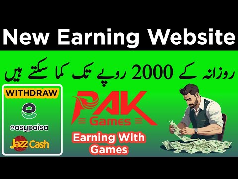 Earn Money Online By Playing Games | 2024 Easypaisa JazzCash | New Website  @ranaittips3211