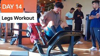 🔱 HARD-CORE TRAINING || DAY 14 || LEGS WORKOUT 🔱