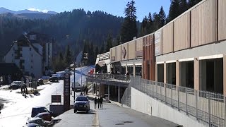 La Galerie du Haut Lioran fin prête pour l'ouverture de la saison hivernale 2016-2017.