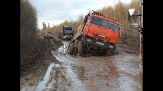 ВОДИТЕЛЬ от БОГА 80 УРОВЕНЬ. ПО БЕЗДОРОЖЬЮ СЕВЕРА РОCСИИ! The driver of God 80 level