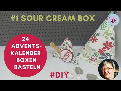 #1 Sour Cream Box - 24 Adventskalender Boxen basteln - Stampin' Up