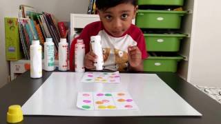 Grid pattern using Do-A-Dot Marker
