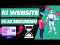 Webseite mit KI erstellen in 20 Sekunden | Mixo.io Tutorial