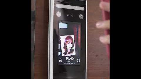 Wifi Face Recognition Access Control Dynamic Facial Detection Door Lock #Shorts