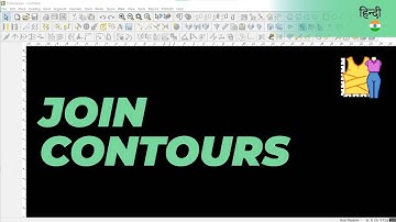 हिन्दी - Join Contours | TUKAdesign Video Help | CAD Pattern Making Software | Hindi