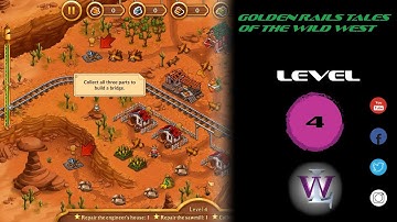 Golden Rails Tales Of The Wild West - Level 4 walkthrough