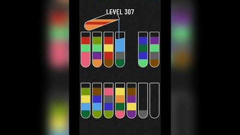 Water sort puzzle level 307