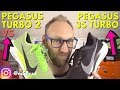 A comparison of the Nike Pegasus Turbo 2 vs Pegasus 35 Turbo