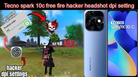 Tecno Spark 10c Free Fire Dpi Setting & Best dpi settings💯🎯