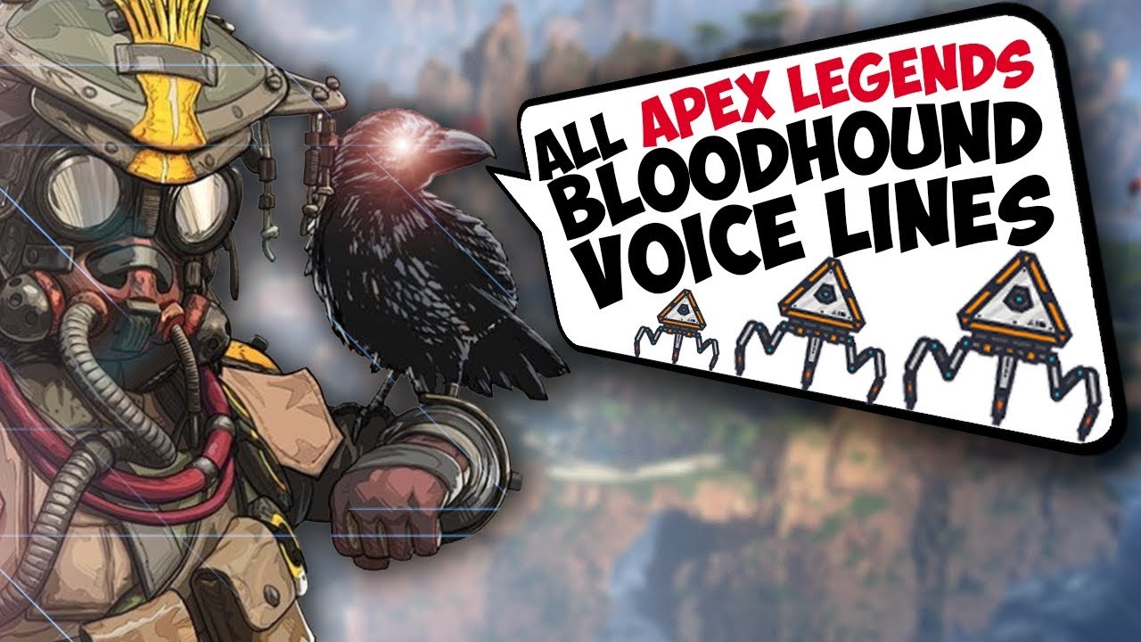 All Apex Legends BloodHound Voice Lines (Apex Legends Voice Lines) - YouTube