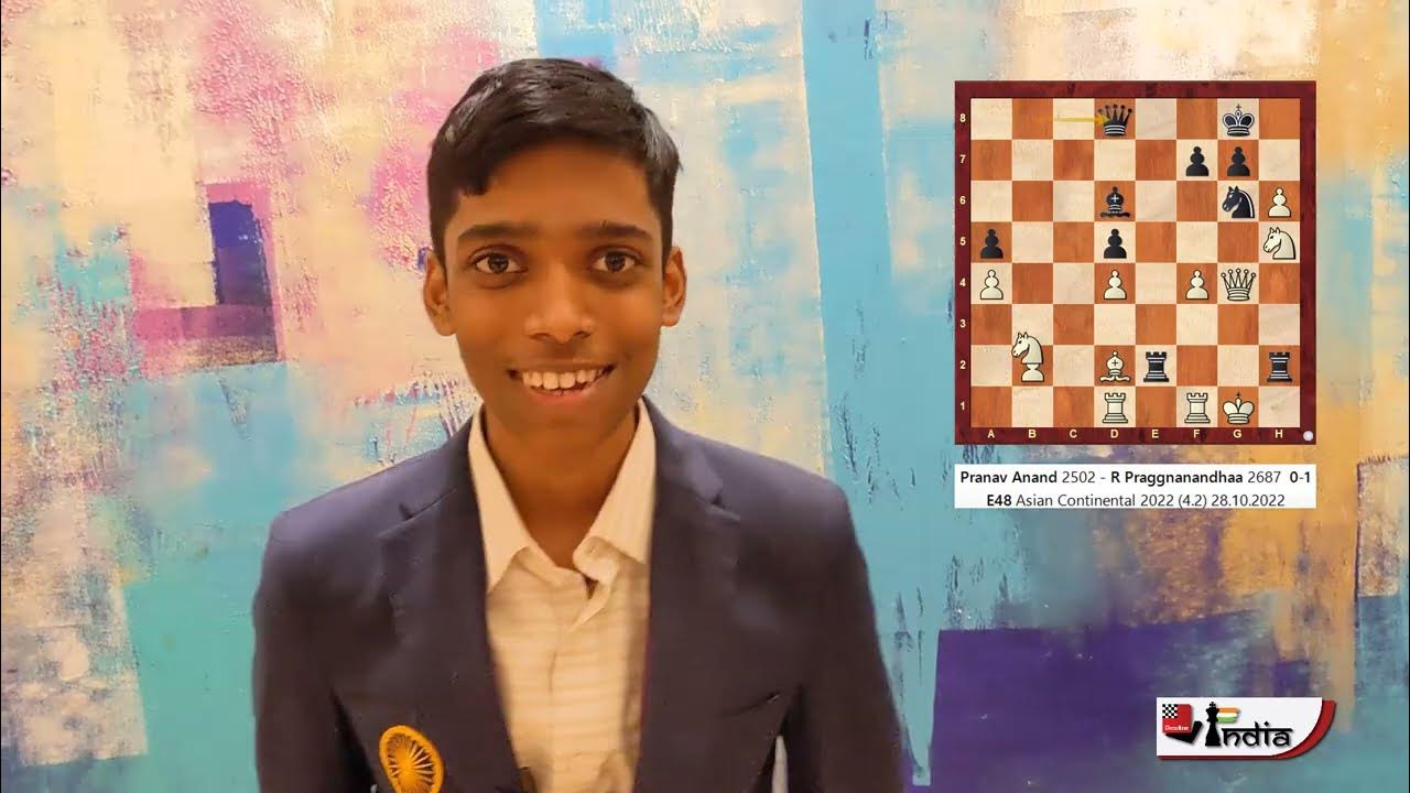 Pranav V's rating has increased by 52 points so far in the month of April.  : r/chess