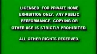 1991 Full Green Fbi Warnings