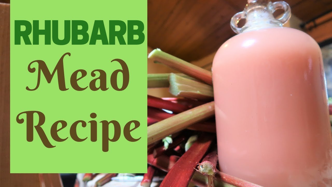 Rhubarb Mead Recipe Stunningly Simple! YouTube