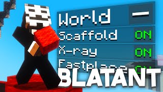 DESTROYING a BLATANT CHEATER In Hypixel BEDWARS!