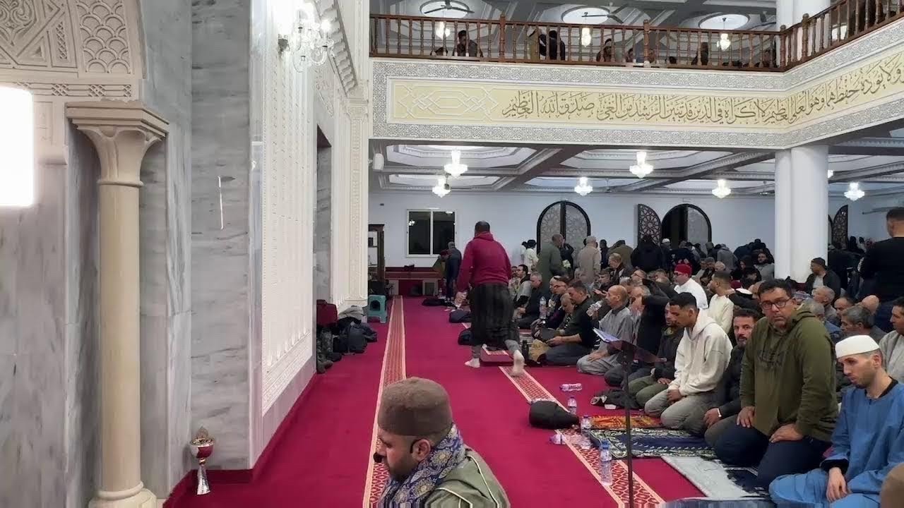 #صلاة العشاء_و_التراويح من #جامع #أنس_بن_مالك #شطرانة2 #سكرة #أريانة #تونس ليلة 