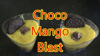 #194 , Choco Mango Blast, চকো ম্যাঙ্গো ব্লাস্ট, Home Made Dishes#194