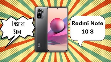 Redmi Note 10S: How to Insert SIM and SD Card [Hindi]