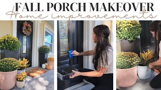 Fall porch makeover on a budget! Fall decorating ideas 2023