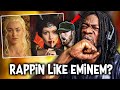 SHE RAPPIN LIKE EMINEM! | MALEFICENT vs DAENERYS Princess Rap Battle (REACTION)