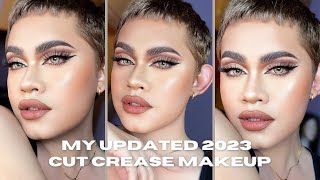 My Updated 2023 Cut Crease Makeup Tutorial | Sandee Proud