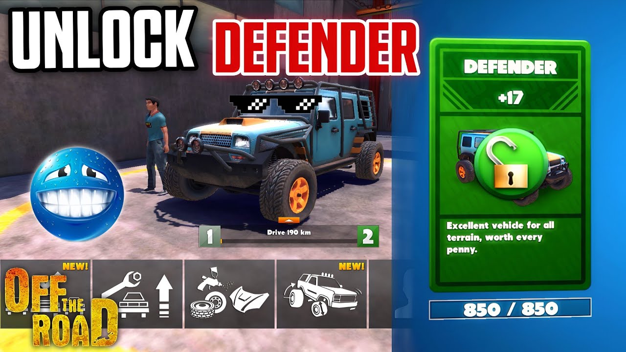 Defender Gameplay Loop UNLOCK DEFENDER |MODIFICATION AND GAMEPLAY🤩 ️🔥|OFF THE ROAD| - YouTube