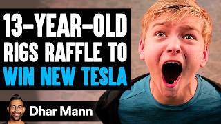 14YearOld RIGS RAFFLE TO WIN New TESLA, What Happens Next Is Shocking | Dhar Mann Studios