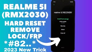 Realme 5i Hard Reset | Google Account/ Frp Bypass | Without Pc | 1 Code Bypass New 2023