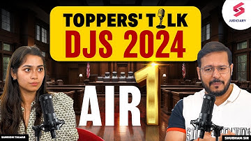 Podcast with DJS Rank - 1 Samridhi Talwar | Topper