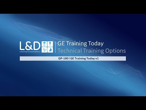 GP-100 l GE Training Today  v1