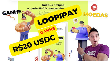 GANHAR DINHEIRO- R$ 20- USANDO A LOOPPAY - Site para comprar e vender criptomoedas no pix