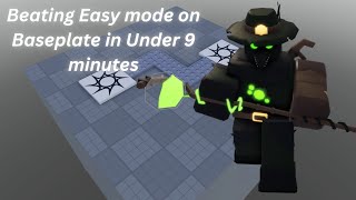 How To Easily Beat Easy Mode On Baseplate As A Beginner In Tdx