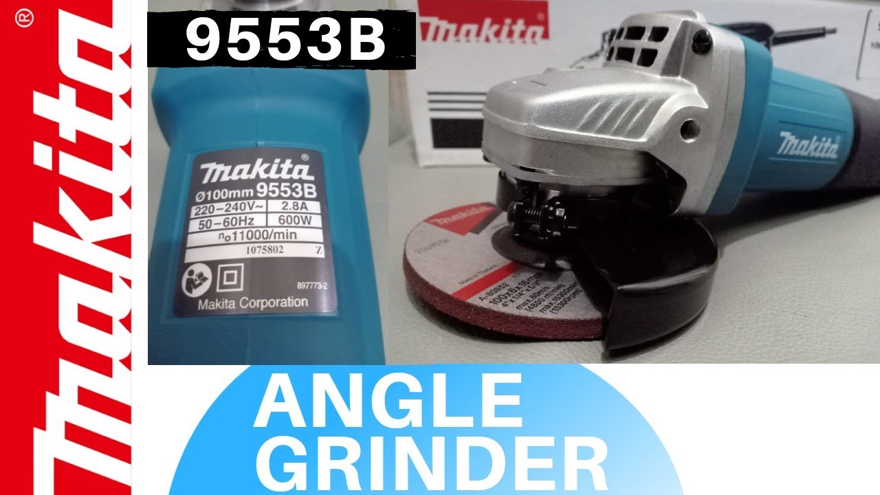 Review + Install Angle Grinder Disc Grinder Makita 9553B Cara Memasang Gerinda Tangan 4