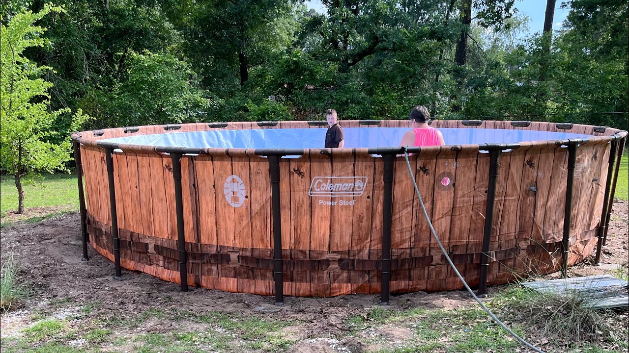 Installation of a Colman 22’x52” swimming pool 