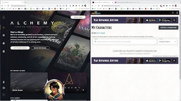 Alchemy RPG 5e Character Creation Stream