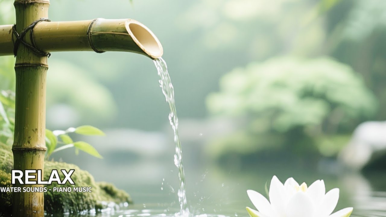 Instant peace of mind 🌿 Soothing water sounds & Music, Relieves anxiety