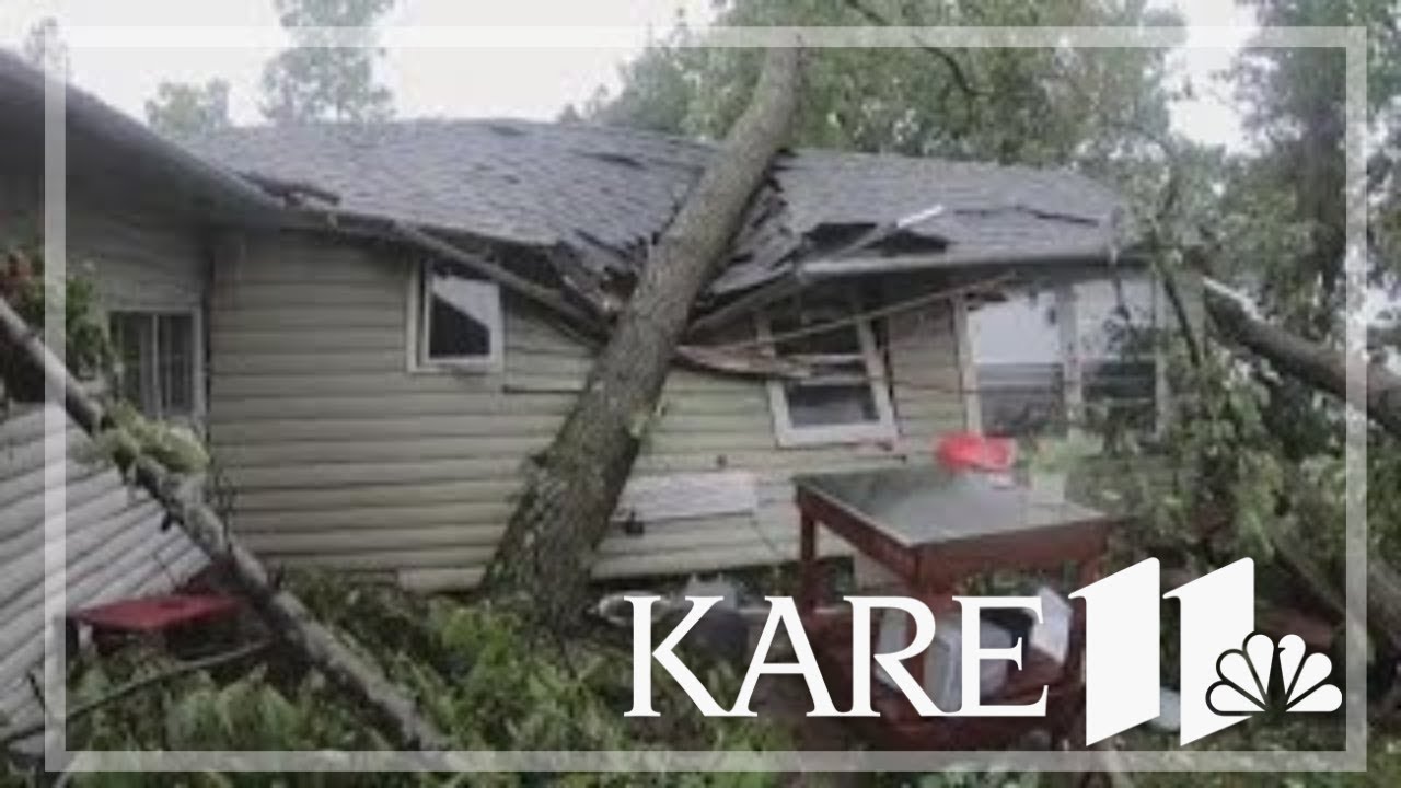 Storms rip through western wisconsin - YouTube