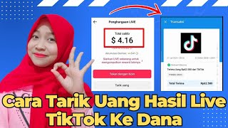 HOW TO WITHDRAW MONEY FROM LIVE ON TIKTOK TO DANA
