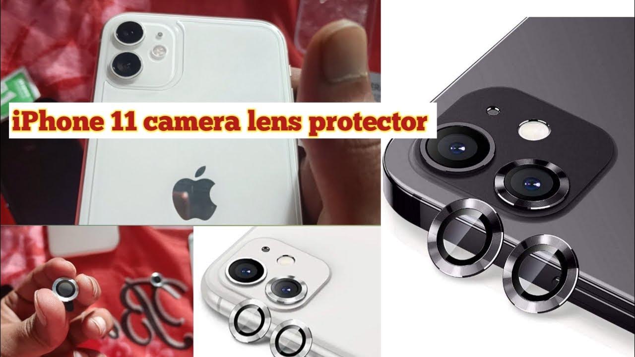 iPhone 11 Camera Lens protector, Camera back Glass 🍷 YouTube