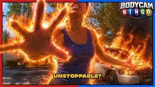 [BODYCAM BINGO!] Level 87 Pyromancer Sets Cop Car ABLAZE! [INERACTIVE YouTube Game]