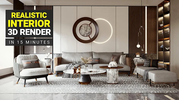 How To Create a REALISTIC Interior Render in just 15 minutes - Lumion Rendering Tutorial. 3d Render