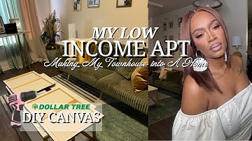 Living in the Projects | Dollar Tree DIY Canvas + Budget Living with Style