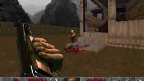 Doom(DOS) E1M2:Nuclear Plant-Pistol Start/UV Max