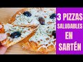 🍕🍳💰 3 Pizzas Saludables en Sartén: Ahorra Tiempo y Dinero!