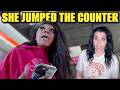She Jumped the Counter Over a CROISSANT… It Went VERY Wrong | Bodycam