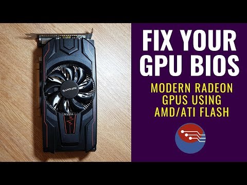 How to Fix your Modern GPU BIOS - BRICKED / MINING BIOS / UNBRICK GPU