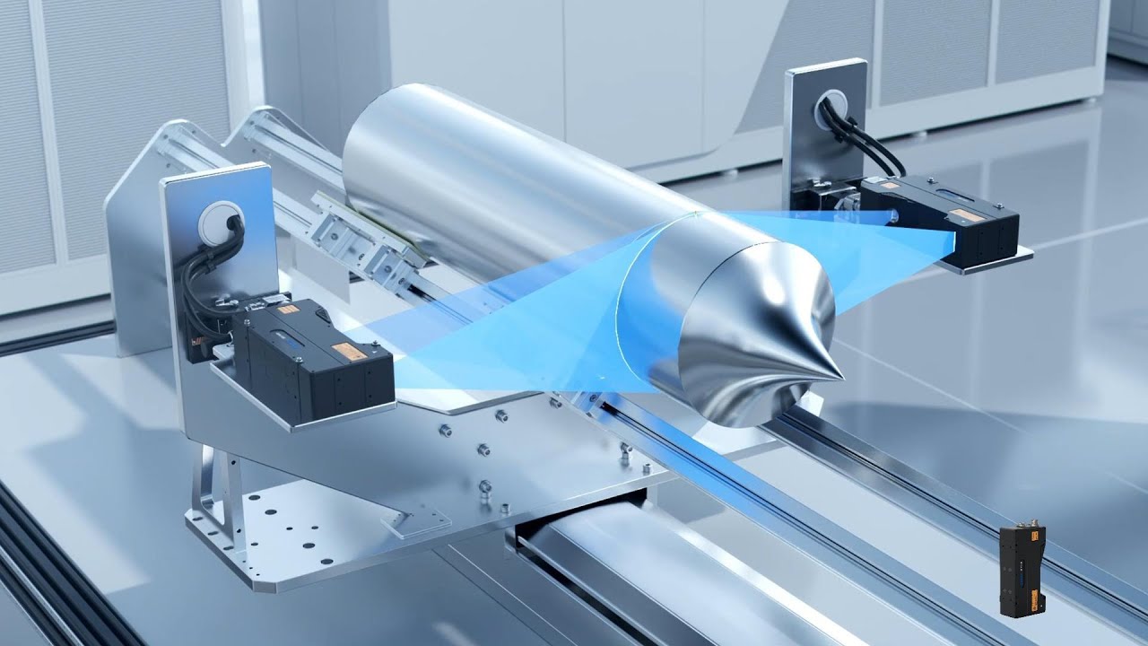 Измерение диаметра кремниевого стержня с помощью 3D-лазерного датчика профиля | SinceVision SRI7400