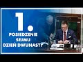 1. Posiedzenie Sejmu - dzień dwunasty. 20 grudnia 2023 r. image