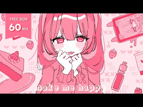 【フリーbgm】make me happy / かわいい、バレンタイン、8bit【1時間】